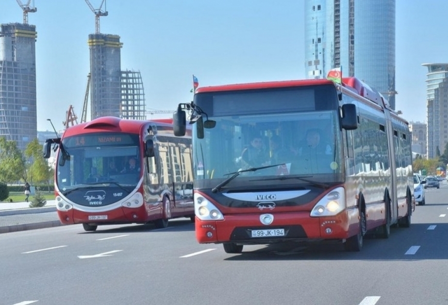 Paytaxtda avtobusların hərəkət intervalında gecikmələr müşahidə edilir