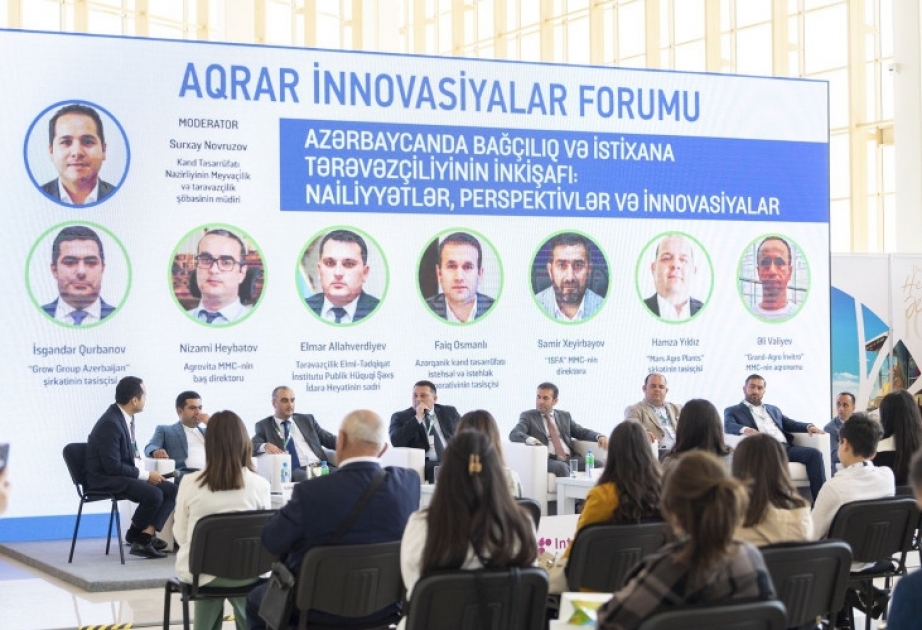 “Caspian Agro” sərgisi çərçivəsində aqrar sahənin aktual mövzularına dair panel sessiyalar keçirilir