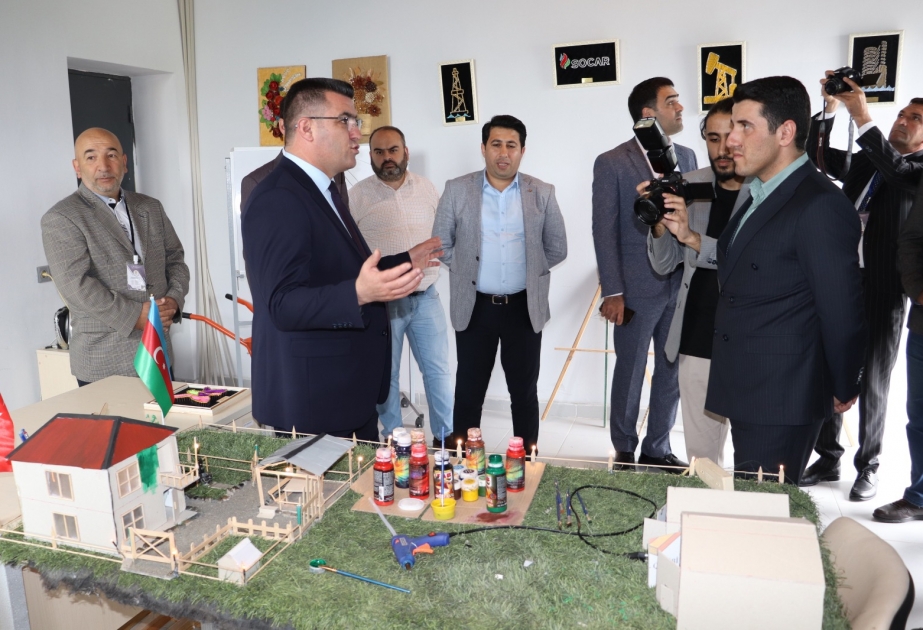 Sahibkarlar Qəbələ Dövlət Peşə Təhsil Mərkəzinin fəaliyyəti ilə tanış olublar