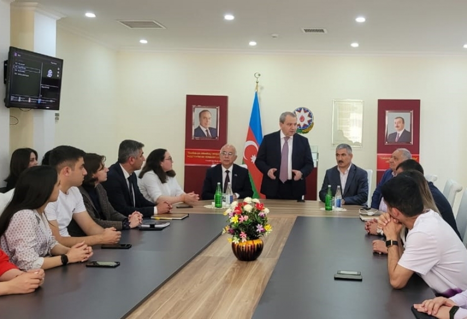 BDU rektorunun Masallı gəncləri ilə görüşü