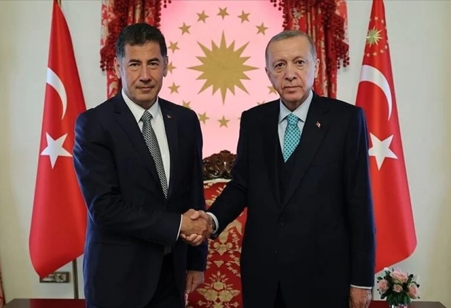Rəcəb Tayyib Ərdoğan ATA ittifaqının prezidentliyə namizədi olan Sinan Oğanla görüşüb