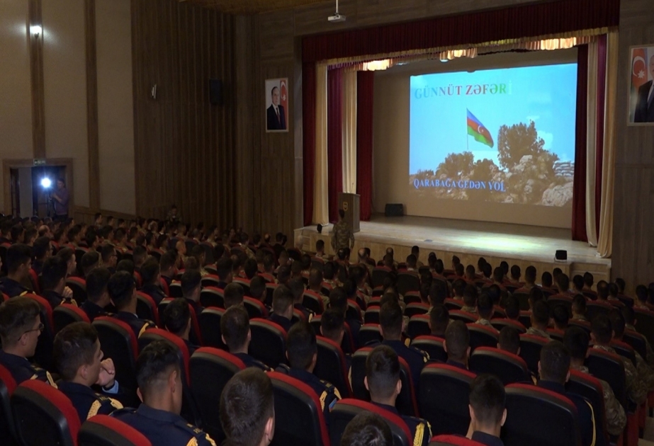 Əlahiddə Ümumqoşun Ordunun Təlim-Tədris Mərkəzində tədbir: Günnüt zəfəri Qarabağa gedən yol