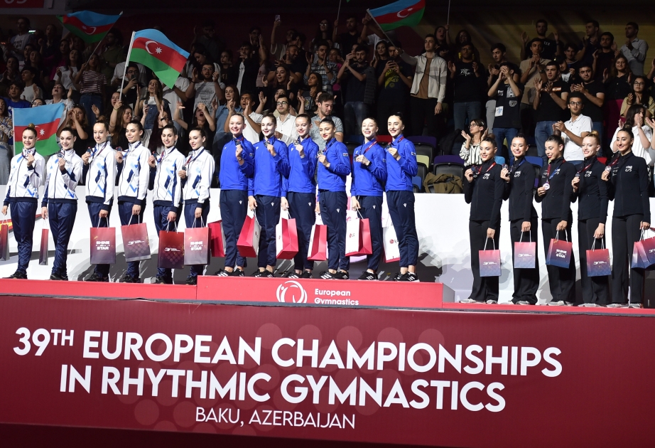 Azərbaycanın bədii gimnastika üzrə qrup hərəkətləri komandası Avropa çempionu olub