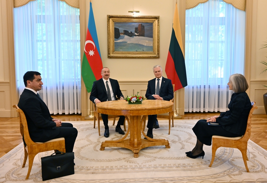 Entretien restreint des présidents azerbaïdjanais et lituanien –  MIS A JOUR VIDEO