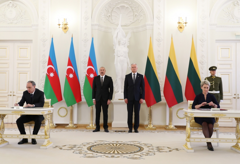 Azerbaijan, Lithuania signed documents VIDEO
