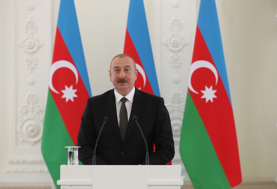 Президент Ильхам Алиев: Сегодня в ходе широкого обмена мнениями мы еще раз подтвердили наше стратегическое партнерство с Литвой
