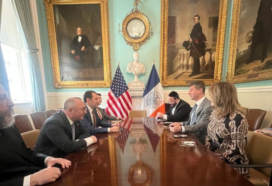 Delegación del Ministerio de Asuntos Exteriores de Azerbaiyán celebra una serie de reuniones en EE.UU.