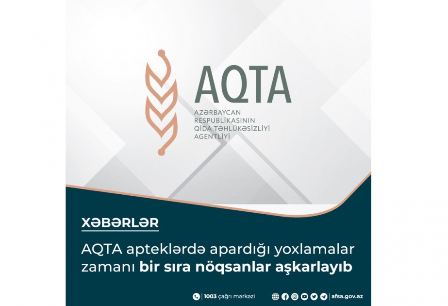 Bu ilin dörd ayı ərzində 189 aptekdə yoxlama aparılıb
