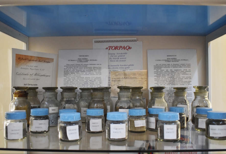 Torpaq muzeyində saxlanılan materialların elmi araşdırmalar aparmaq üçün böyük əhəmiyyəti var