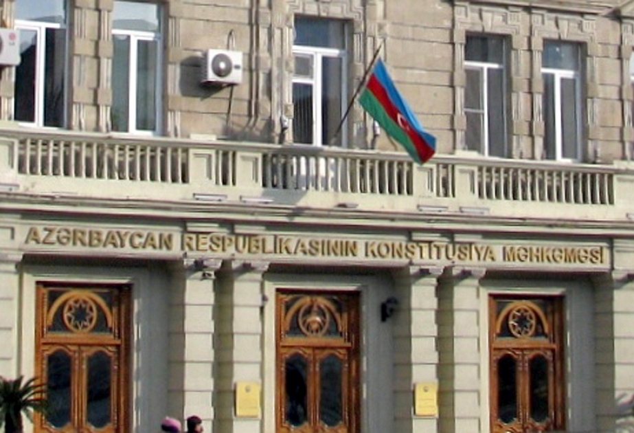 Konstitusiya Məhkəməsinin Plenumunun iclasında Bakı Apellyasiya Məhkəməsinin müraciətinə baxılıb