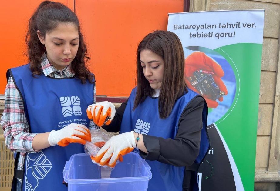 Aksiya zamanı ümumi tutumu 306 litr olan plastik tullantı təhvil verilib