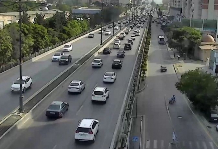 Bakıda hazırda sıxlıq müşahidə edilən yollar