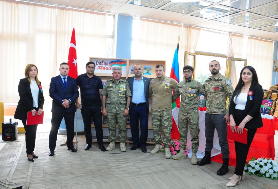 Mərkəzi Kitabxanada qazilərdən bəhs olunan tədbir - Vətən fədailəri
