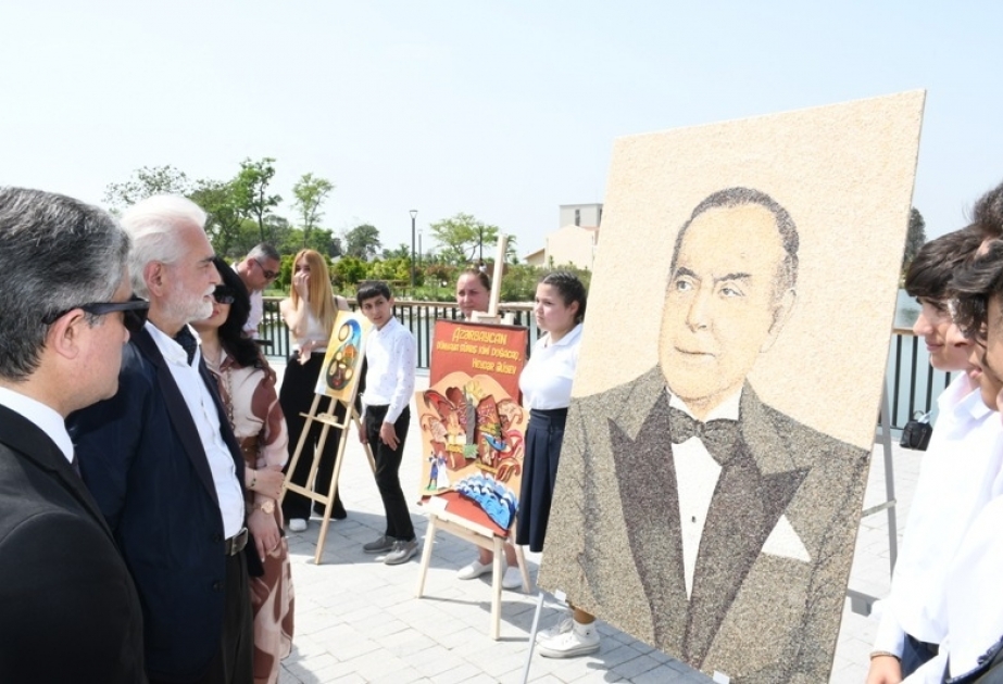 Paytaxtda Ulu Öndər Heydər Əliyevin 100 illik yubileyinə həsr olunmuş rəsm müsabiqəsinə yekun vurulub