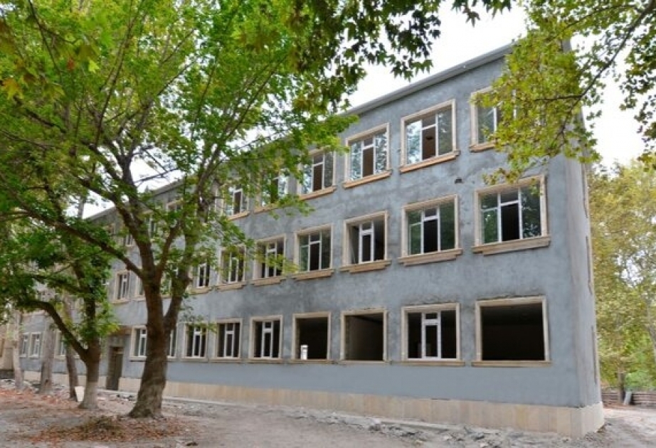 Xaçmaz Peşə Məktəbinin binası əsaslı təmir olunur