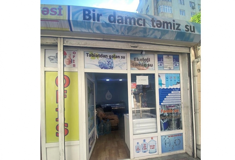 “Bir damcı” müəssisəsində suyun emalının qadağan edilməsinə dair məhdudlaşdırıcı qərar qəbul olunub
