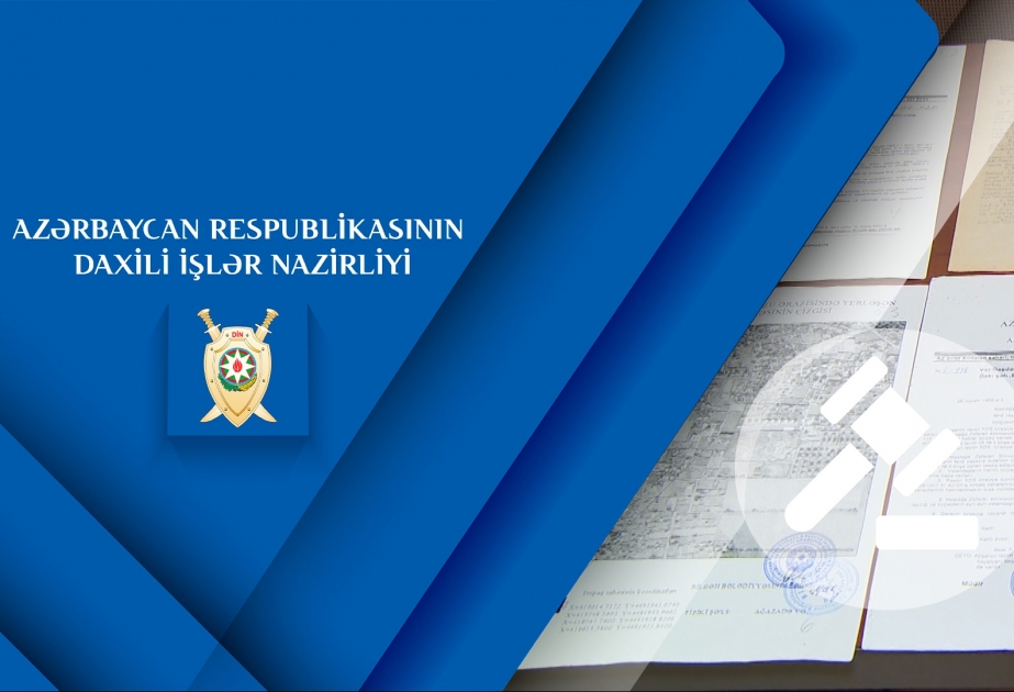 Torpaq sahələrinin qeydiyyata alınması üçün saxta sənədlər hazırlayan şəxs saxlanılıb