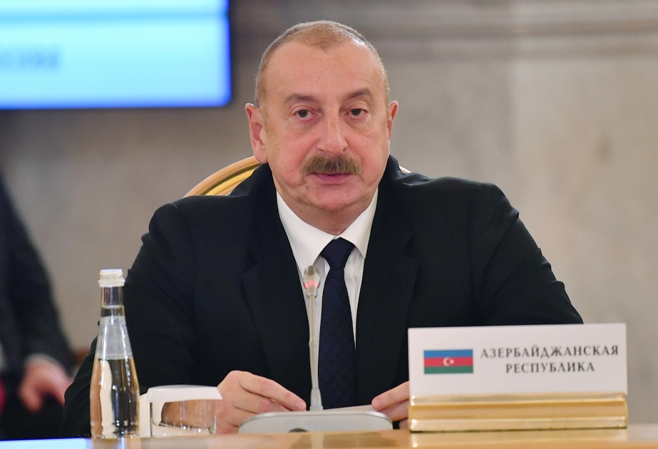 Президент Ильхам Алиев: Есть возможности для выхода на мирное соглашение, тем более принимая во внимание то, что Армения официально признала Карабах частью Азербайджана