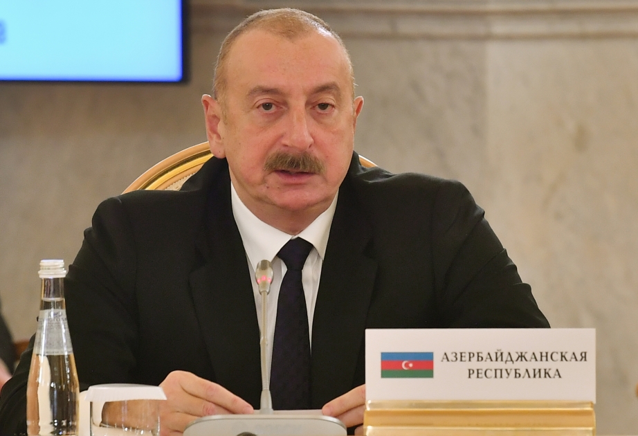 President Ilham Aliyev: Azerbaijan`s shipbuilding capabilities have been made available to neighbors in the Caspian Sea