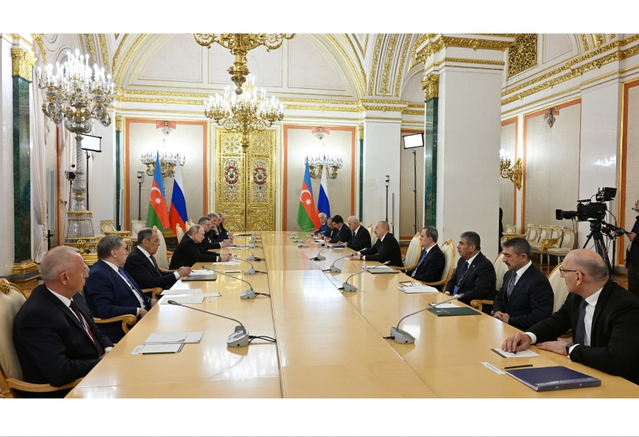Les présidents azerbaïdjanais et russe se sont entretenus à Moscou MIS A JOUR VIDEO