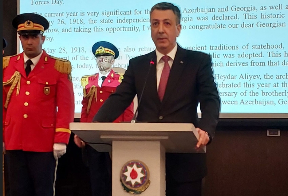 Azərbaycanın Müstəqillik Günü münasibətilə Tbilisidə rəsmi qəbul təşkil olunub