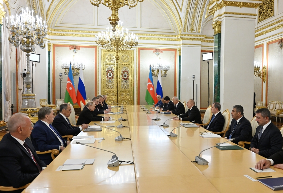 Vladimir Putin: Rusiya-Azərbaycan münasibətləri yüksək səviyyədədir