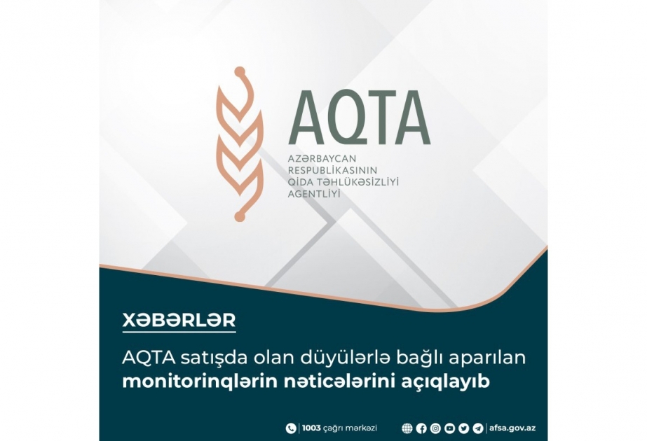 AQTA: Dövriyyədə olan düyü məhsulları təbii mənşəlidir