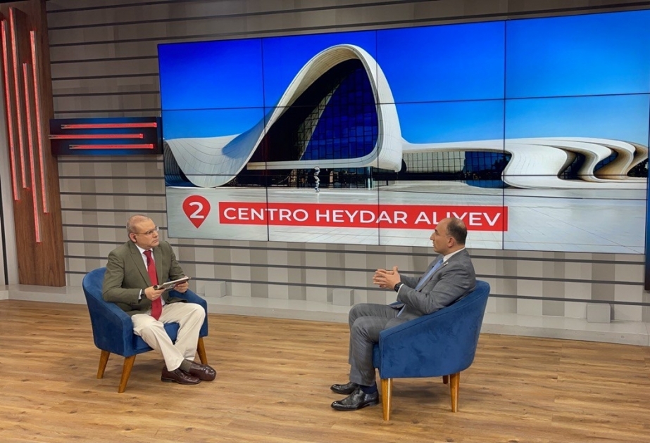 Embajador de Azerbaiyán dio una extensa entrevista al canal de televisión peruano