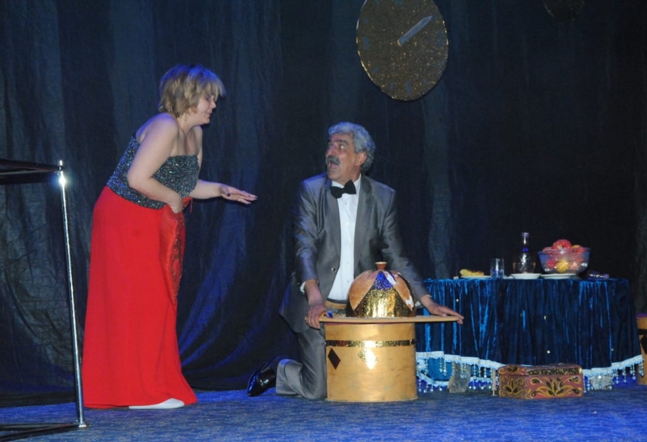 Sumqayıt teatrında "Kimdir müqəssir" tamaşası nümayiş olunub