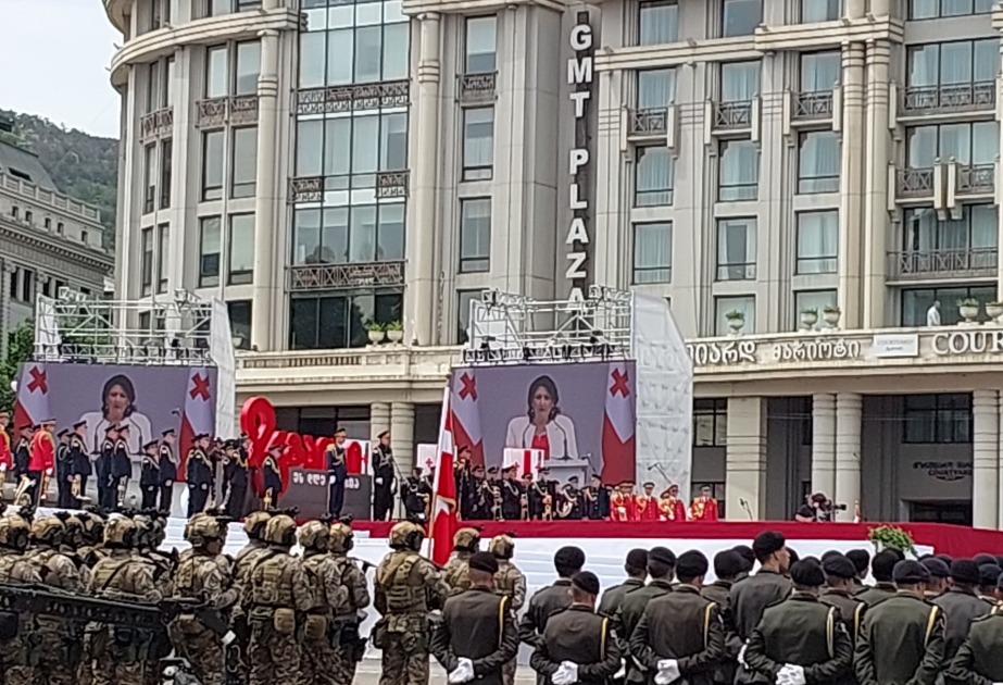 Gürcüstanda Müstəqillik Günü qeyd olunub