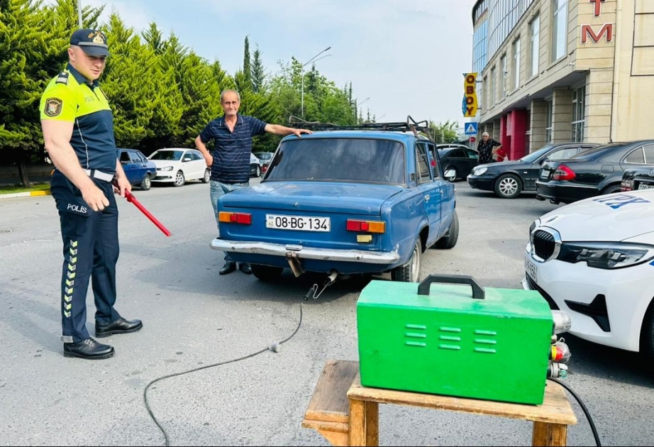 Zaqatalada atmosferi çirkləndirən avtomobillərin sürücüləri barəsində tədbir görülüb