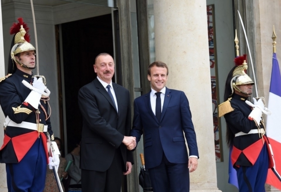 Emmanuel Macron: Azerbaijan and France have established strong relations based on partnership in the fields of economy and education