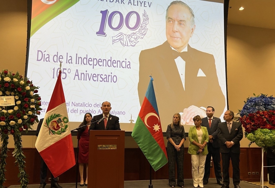 El Centenario del Gran Líder y el Día de la Independencia de Azerbaiyán fueron celebrados solemnemente en Perú