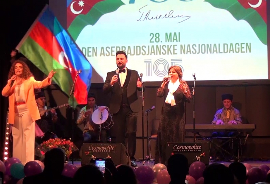 Osloda Ulu Öndər Heydər Əliyevin anadan olmasının 100 illik yubileyinə həsr olunmuş tədbir keçirilib VİDEO