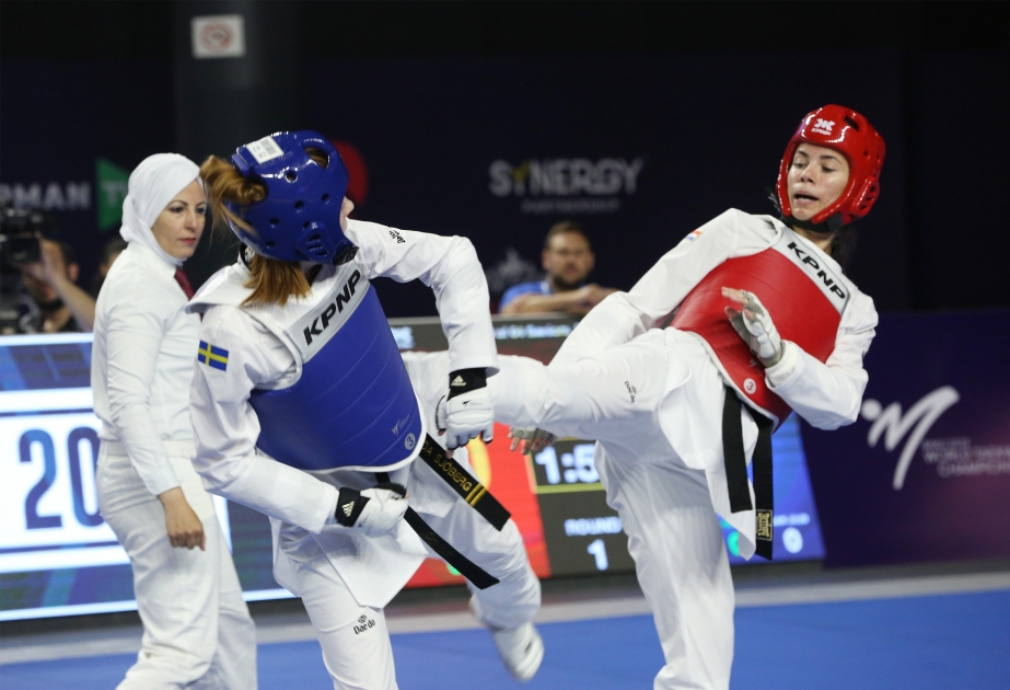 Otros dos taekwondistas azerbaiyanos empiezan a participar el campeonato del mundo