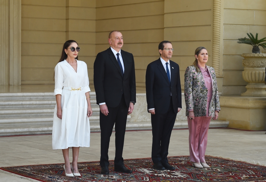 Official welcome ceremony was held for President of Israel Isaac Herzog VIDEO