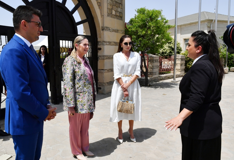 First Ladies of Azerbaijan and Israel visit Gala Archaeological-Ethnographic Museum Complex VIDEO