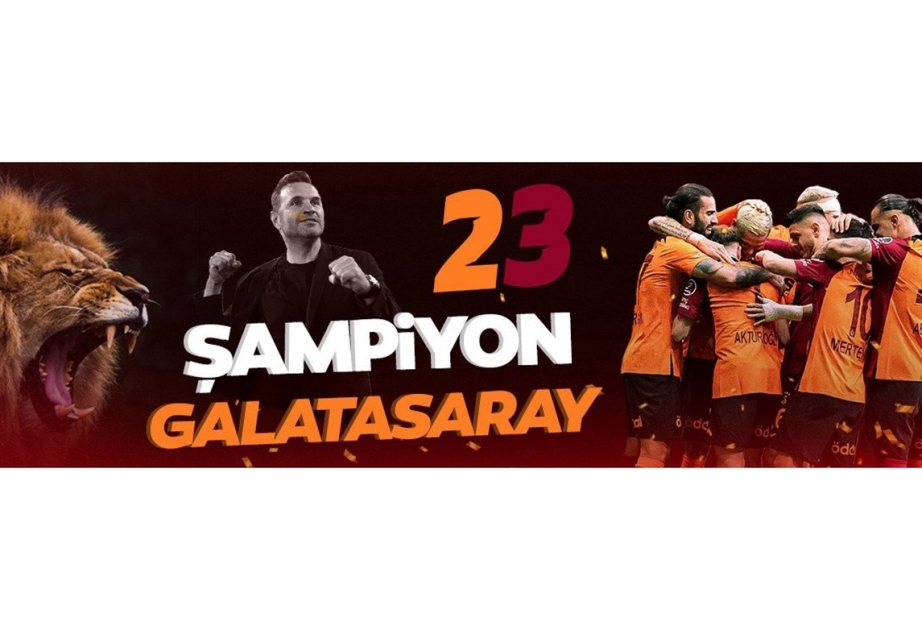 “Qalatasaray” 23-cü dəfə Türkiyə çempionu olub