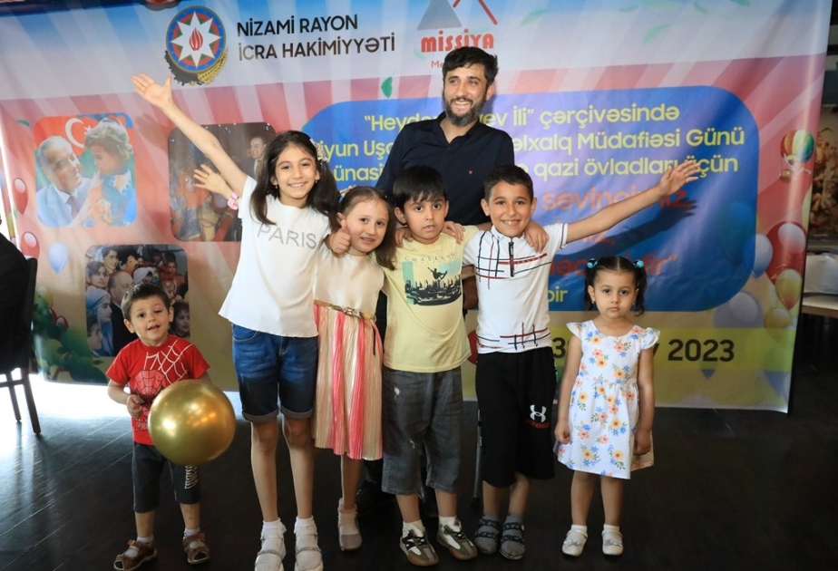 Uşaqların Beynəlxalq Müdafiəsi Günü münasibətilə şəhid və qazi övladları üçün bayram tədbiri təşkil edilib