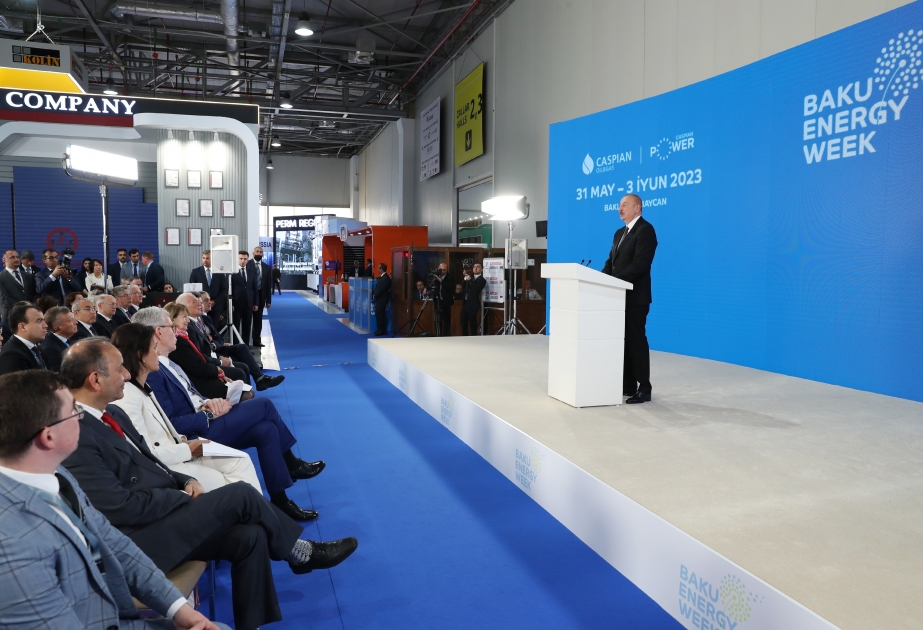 President Ilham Aliyev: It is planned to transport wind energy generated from the Azerbaijani sector of the Caspian Sea to European markets