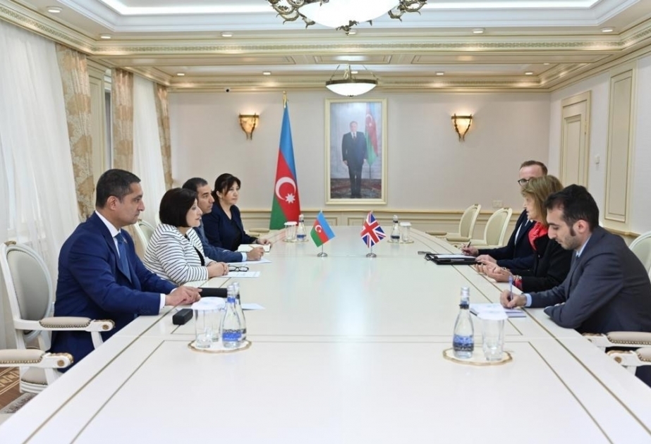 Торговый посланник Великобритании проинформирована о работе, проводимой на освобожденных от оккупации территориях Азербайджана