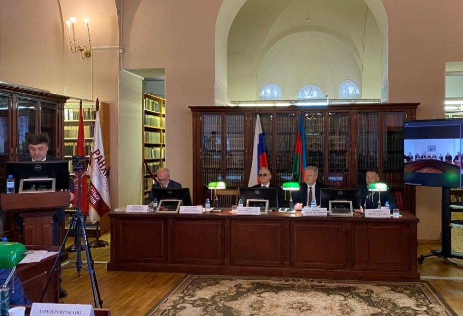 Sankt-Peterburqda Ulu Öndər Heydər Əliyevin 100 illiyi münasibətilə konfrans keçirilib