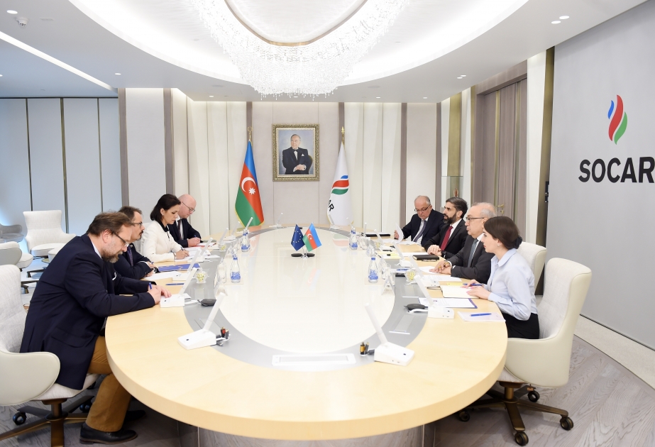 El Presidente de SOCAR de Azerbaiyán se reunió con la Directora de Estrategia y Coordinación de Política Energética de la Comisión Europea