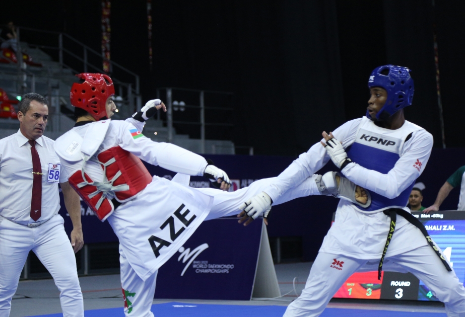 Dünya çempionatı: Taekvondoçumuz Xanoğlan Kərimovdan növbəti qələbə