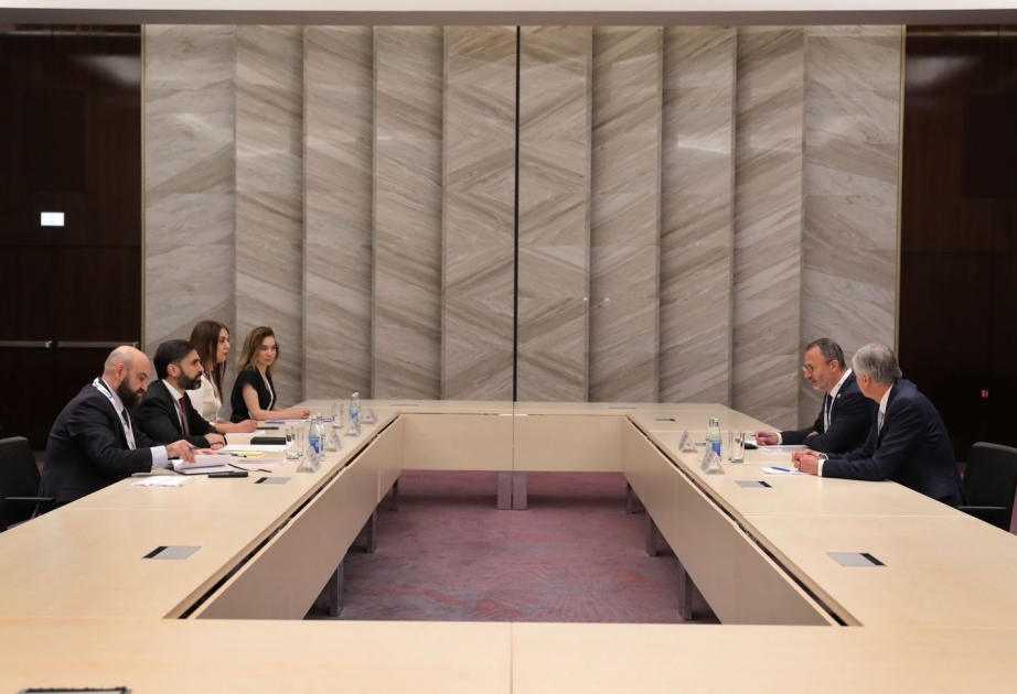 SOCAR-ın prezidenti “TotalEnergies” şirkətinin baş vitse-prezidenti ilə görüşüb