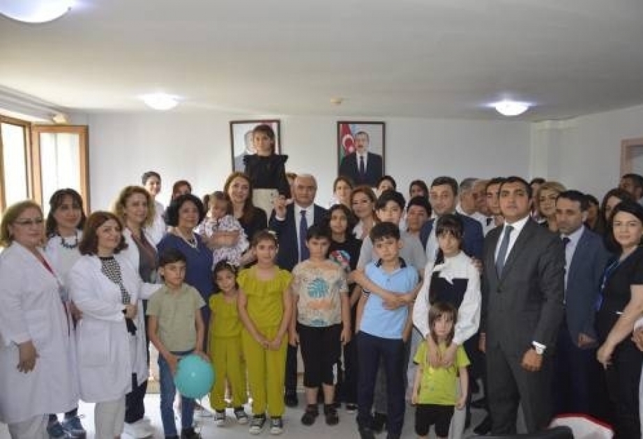 Uşaqların Beynəlxalq Müdafiəsi Günü ilə bağlı Respublika Klinik Xəstəxanasında şəhid və qazi ailələrinin uşaqları ilə görüş keçirilib