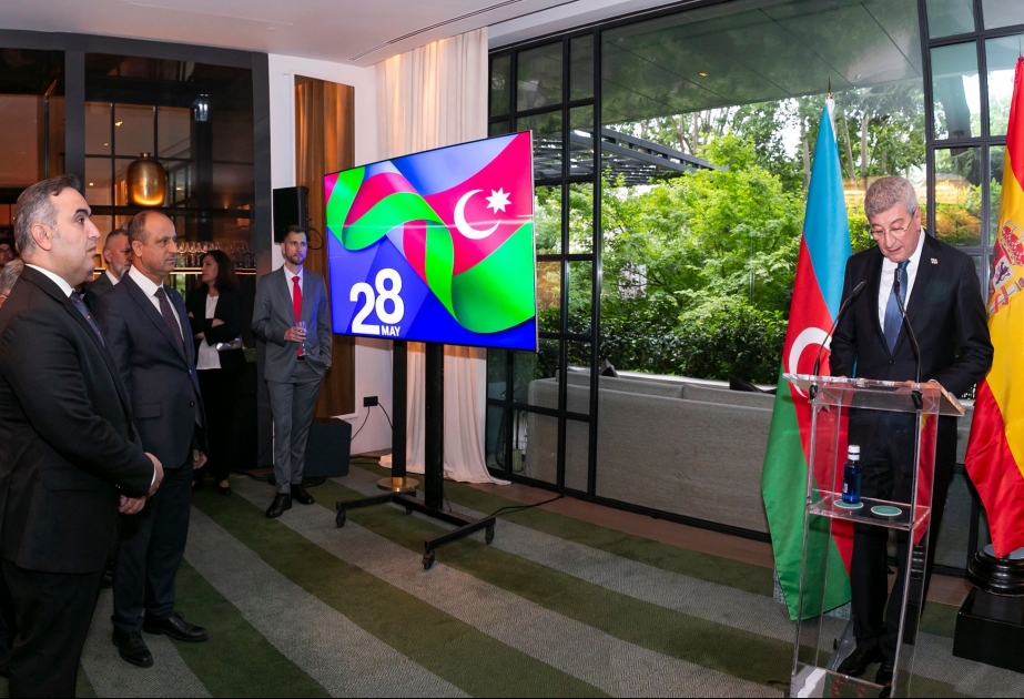 Azərbaycanın Müstəqillik Günü Madriddə təntənəli şəkildə qeyd edilib