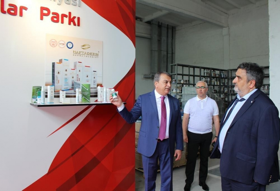 İstanbul Texniki Universitetinin 1771 İTÜ Texnoparkının rəhbəri Yüksək Texnologiyalar Parkında olub