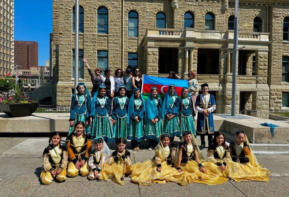Kanadanın Kalqari şəhərində Azərbaycan Bayrağı ucaldılıb