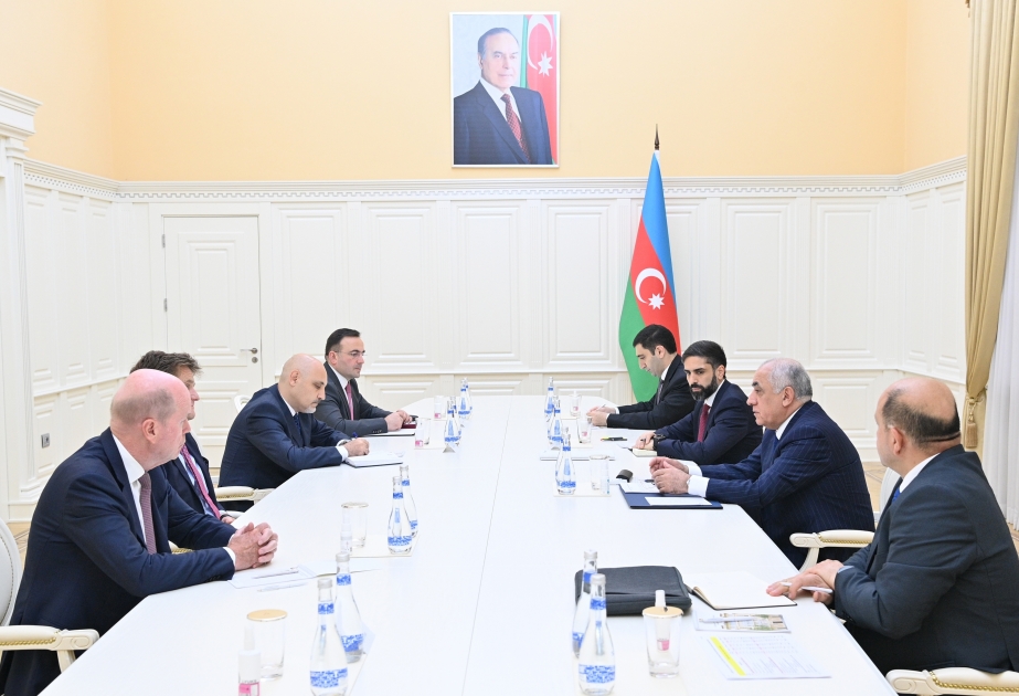 Premierminister Ali Asadov trifft sich mit BP-Delegation